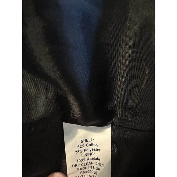 Shoshanna Womens Shift Dress 10 Cotton Blend Lined Sleeveless Black and White - Picture 11 of 11